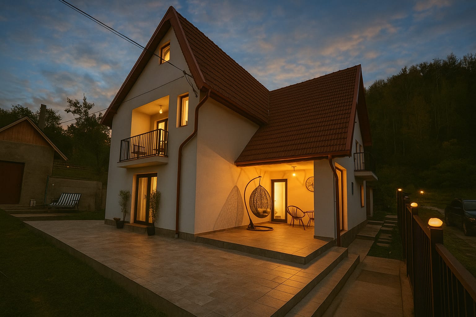 Pensiunea Liniștea Pădurii, la marginea pădurii